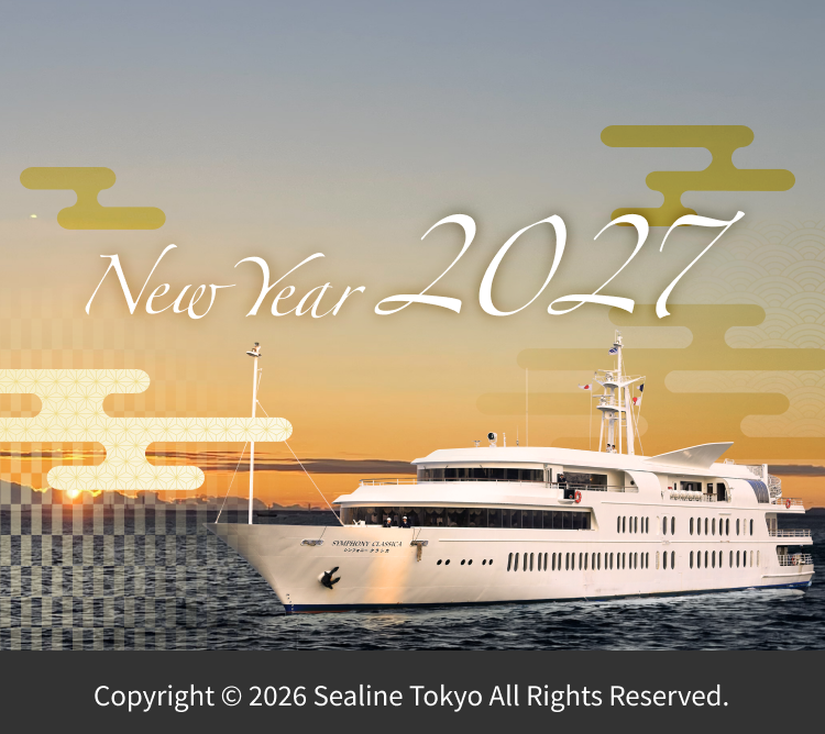 New Year 2027 初日の出と客船