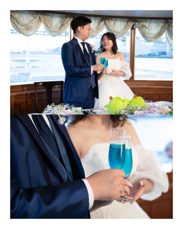 ◁フェア予約はこちら
海のきらめきをそのままグラスに。
青いカクテルでの乾杯が、特別な一日のはじまりに。

シンフォニークルーズウェディングって？🛳️💍
東京湾をクルージングしながら挙げる、特別感たっぷりの船上ウェディング✨
青空や夜景をバックにした絶景のフォトスポット、自由にカスタマイズできるプランで、ふたりらしい結婚式が叶います🛳️💍
一生の思い出を、海の上で作りませんか？

詳しくはプロフィールリンクから↓
@symphony_cruise_wedding

#シンフォニーウェディング #シンフォニー #クルーズウェディング #船上ウェディング #クルージング #結婚式ドレス #結婚式コーデ #ウェディングヘア #ヘアメイク #ヘアチェンジ  #ウェディングブーケ #プロポーズ #プロポーズフラワー #船上結婚式 #船上パーティー #ブライダルフェア #フォトウェディング #都内デート #東京デート #記念日デート  #サプライズプロポーズ #関東花嫁 #東京花嫁  #symphonywedding #symphony